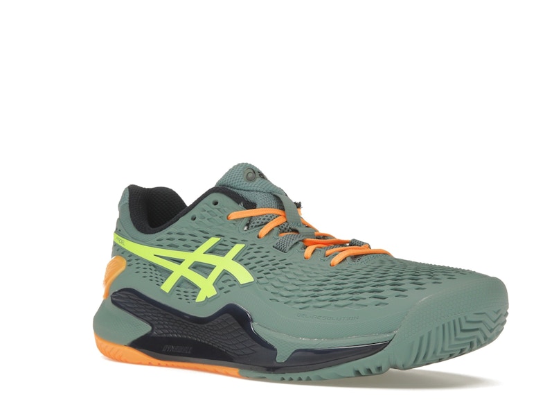 ASICS Gel-Resolution 9 Padel Celadon Safety Yellow
