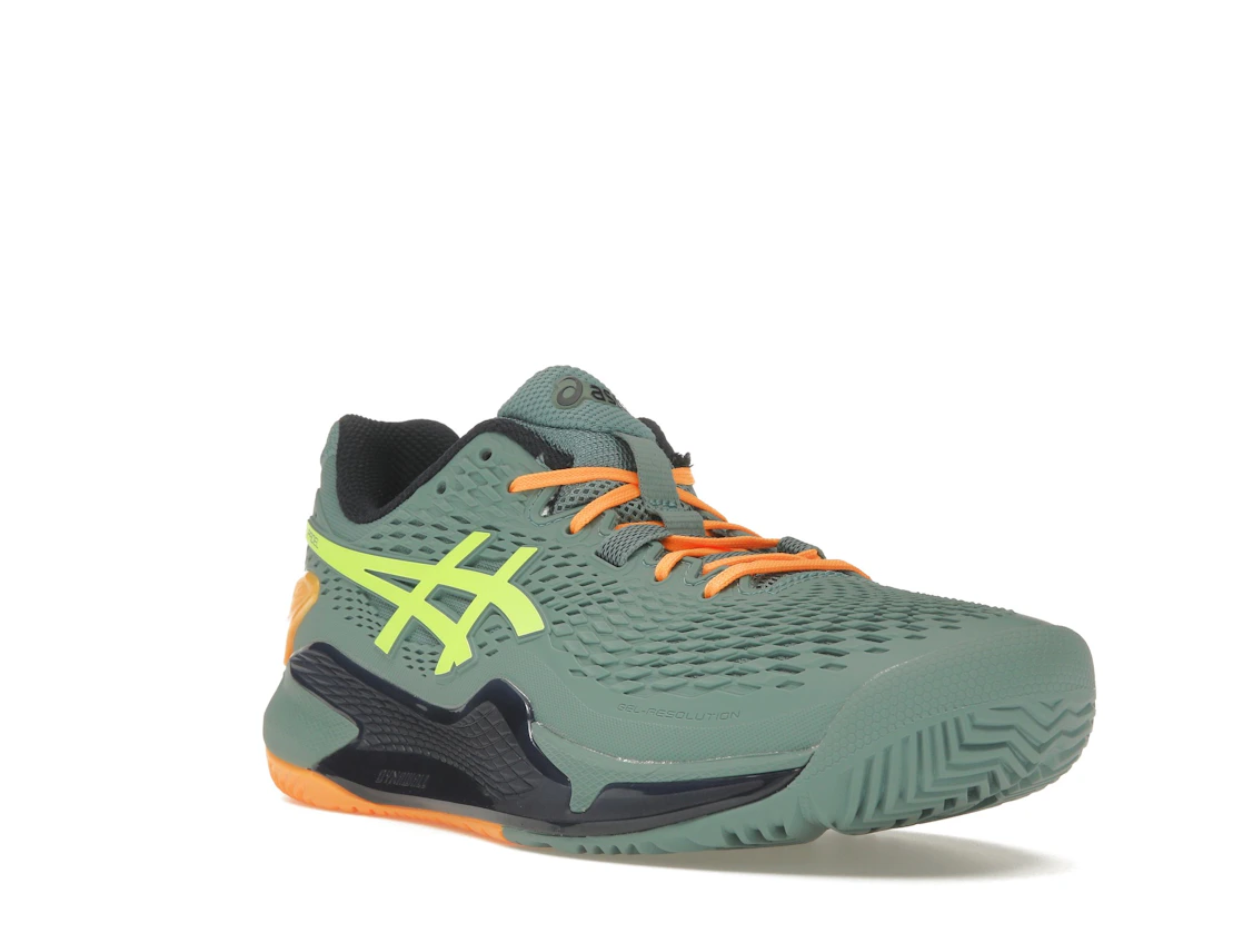 ASICS Gel-Resolution 9 Padel Celadon Safety Yellow
