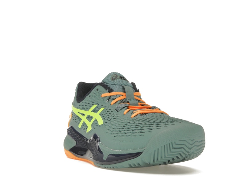 ASICS Gel-Resolution 9 Padel Celadon Safety Yellow