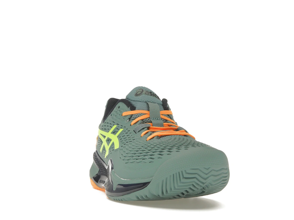 ASICS Gel-Resolution 9 Padel Celadon Safety Yellow