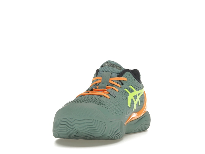 ASICS Gel-Resolution 9 Padel Celadon Safety Yellow