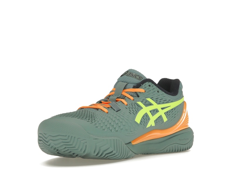 ASICS Gel-Resolution 9 Padel Celadon Safety Yellow
