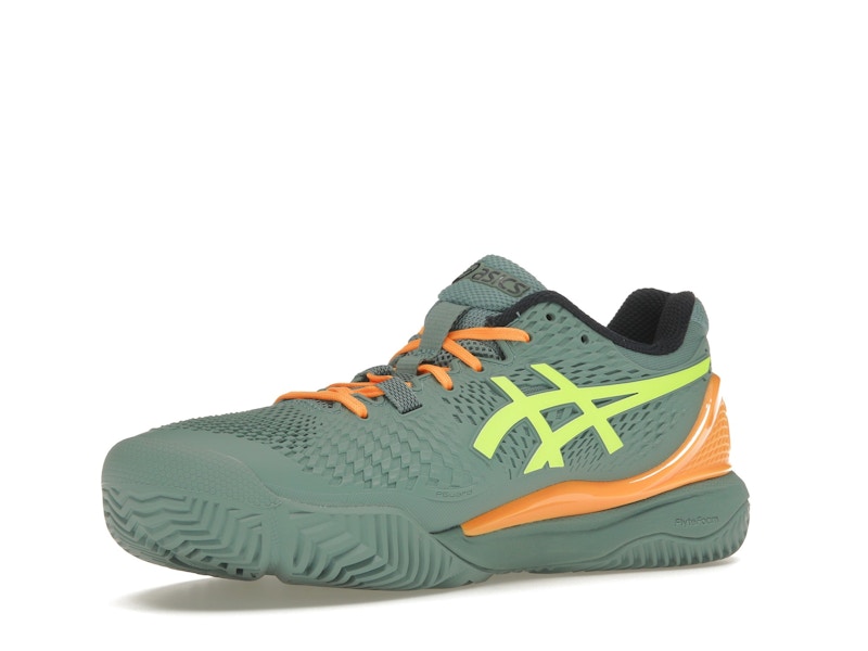 ASICS Gel-Resolution 9 Padel Celadon Safety Yellow
