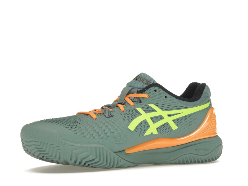 ASICS Gel-Resolution 9 Padel Celadon Safety Yellow