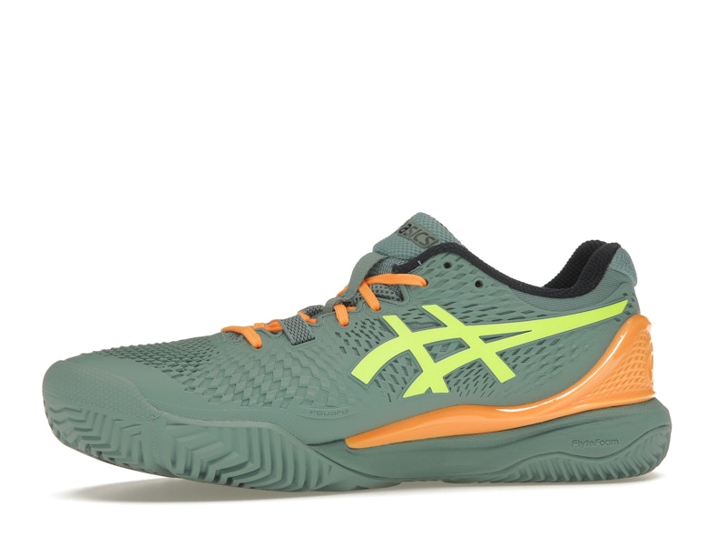 ASICS Gel-Resolution 9 Padel Celadon Safety Yellow