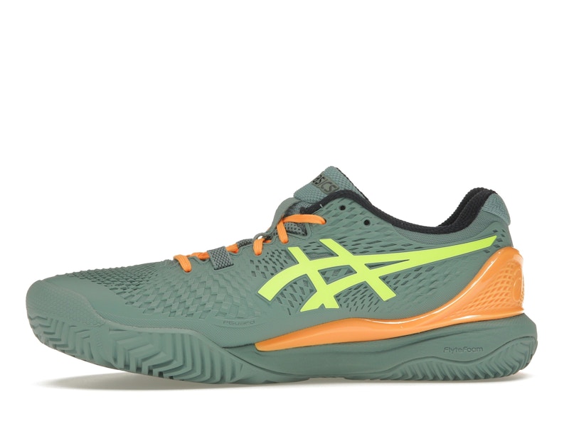 ASICS Gel-Resolution 9 Padel Celadon Safety Yellow