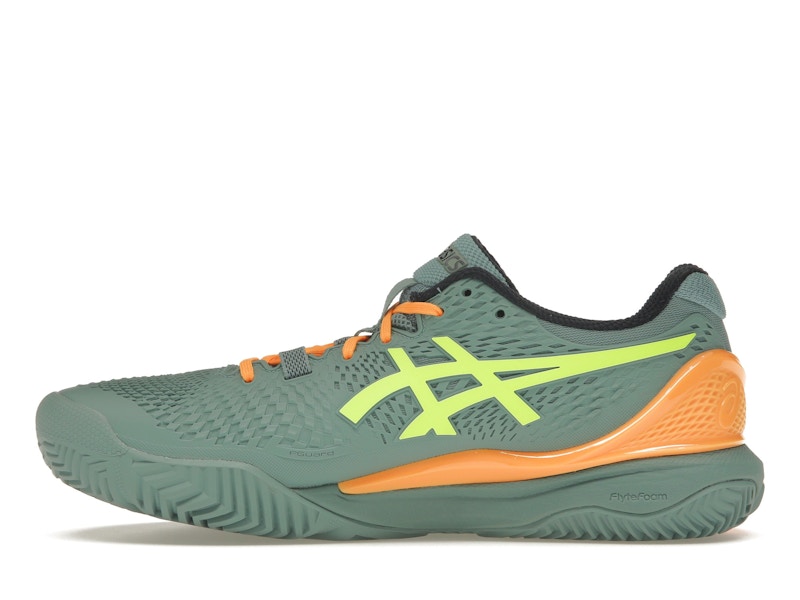 ASICS Gel-Resolution 9 Padel Celadon Safety Yellow