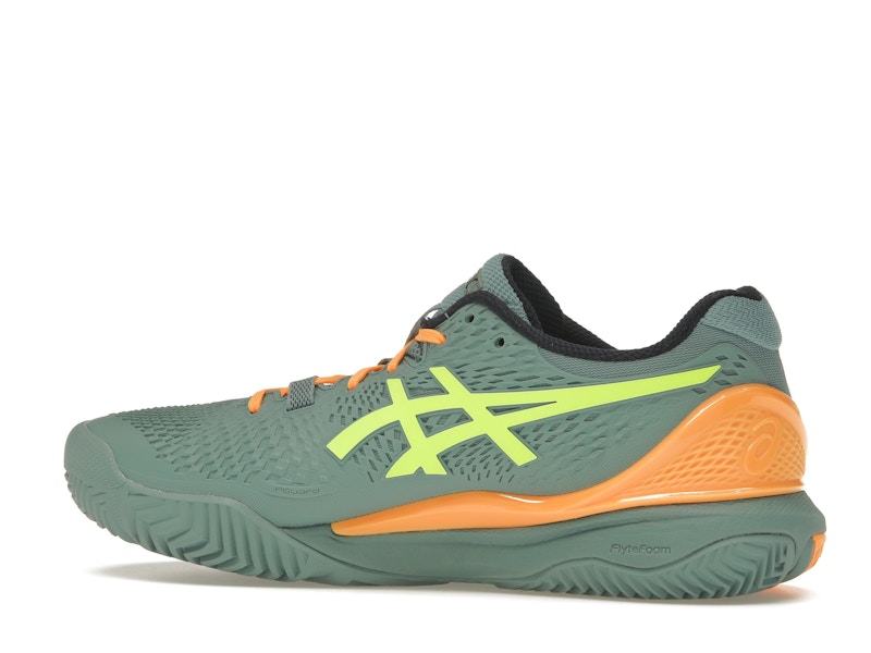 ASICS Gel-Resolution 9 Padel Celadon Safety Yellow