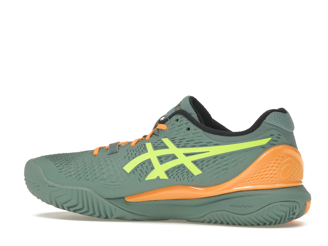 ASICS Gel-Resolution 9 Padel Celadon Safety Yellow