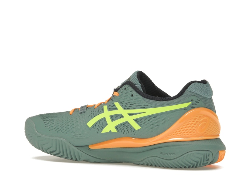 ASICS Gel-Resolution 9 Padel Celadon Safety Yellow