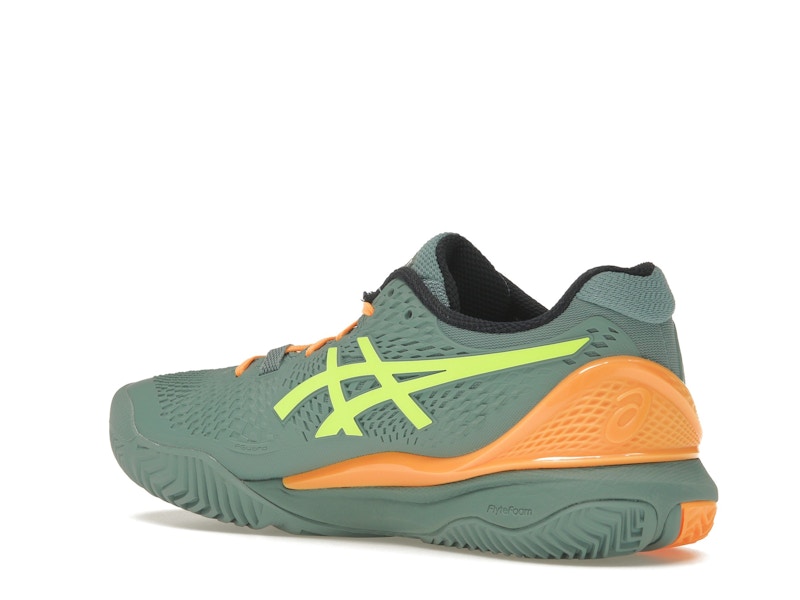 ASICS Gel-Resolution 9 Padel Celadon Safety Yellow