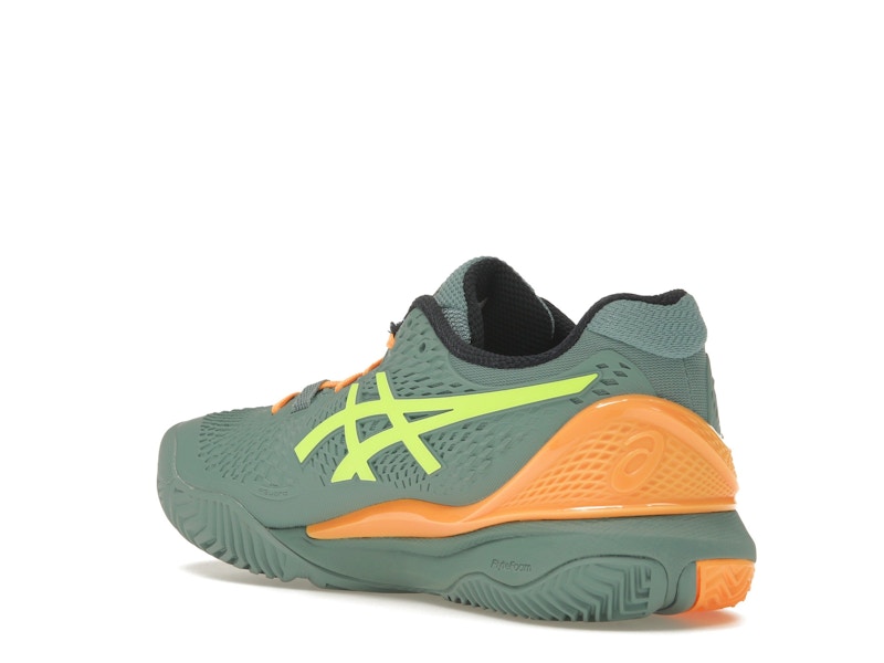 ASICS Gel-Resolution 9 Padel Celadon Safety Yellow