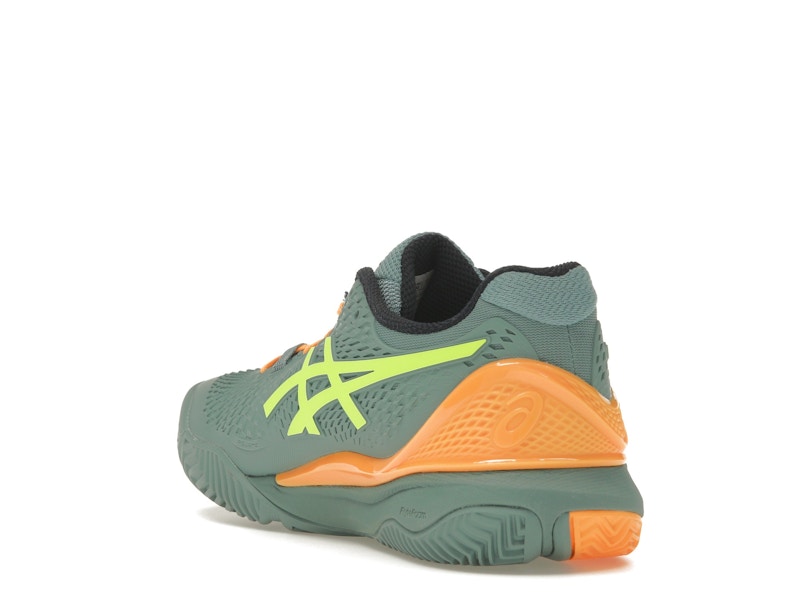 ASICS Gel-Resolution 9 Padel Celadon Safety Yellow