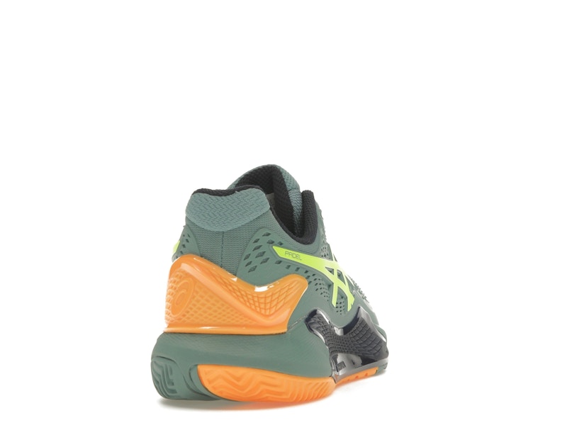 ASICS Gel-Resolution 9 Padel Celadon Safety Yellow