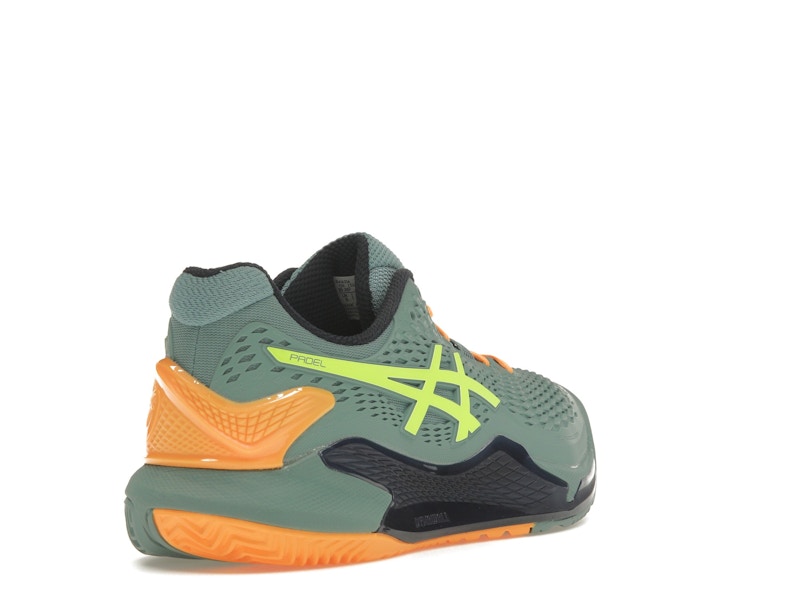 ASICS Gel-Resolution 9 Padel Celadon Safety Yellow