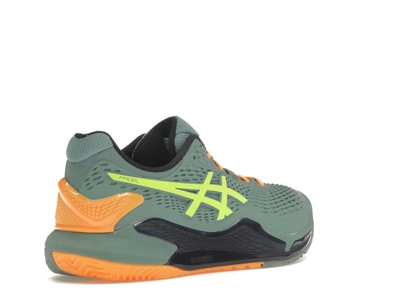 ASICS Gel-Resolution 9 Padel Celadon Safety Yellow
