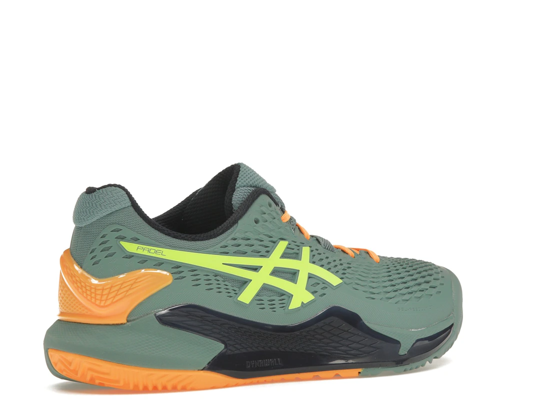 ASICS Gel-Resolution 9 Padel Celadon Safety Yellow