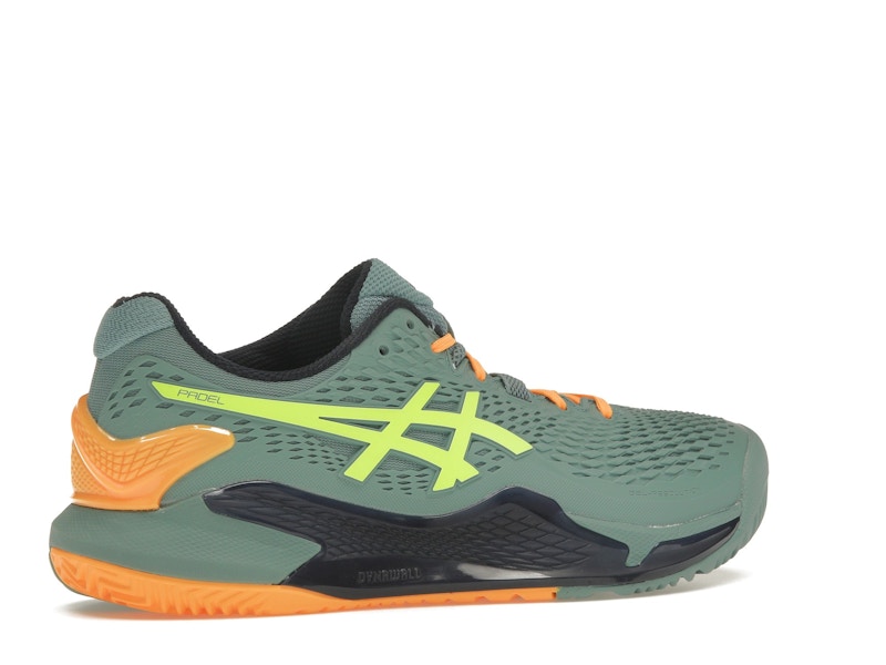 ASICS Gel-Resolution 9 Padel Celadon Safety Yellow