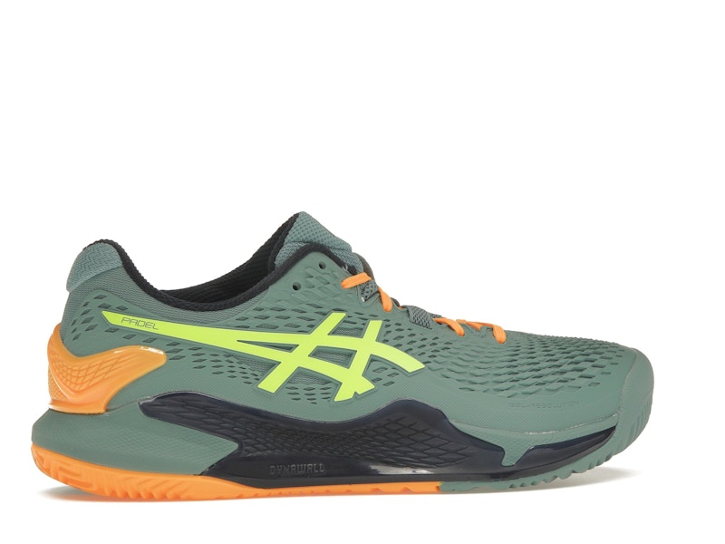 ASICS Gel-Resolution 9 Padel Celadon Safety Yellow