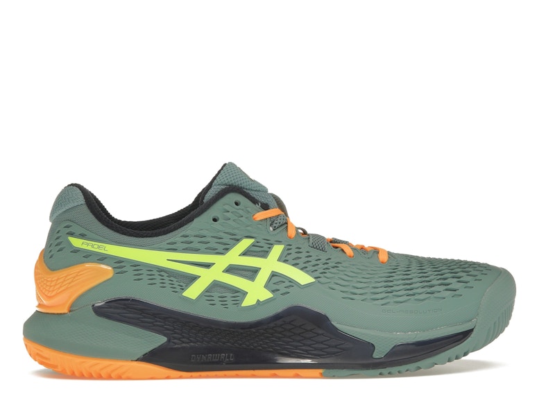 ASICS Gel-Resolution 9 Padel Celadon Safety Yellow