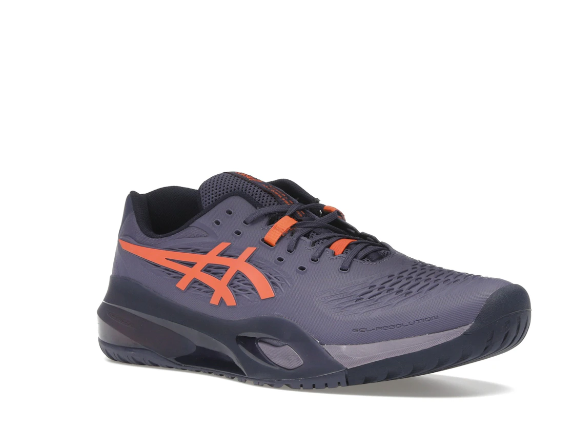 ASICS Gel-Resolution X Greyish Purple Nova Orange