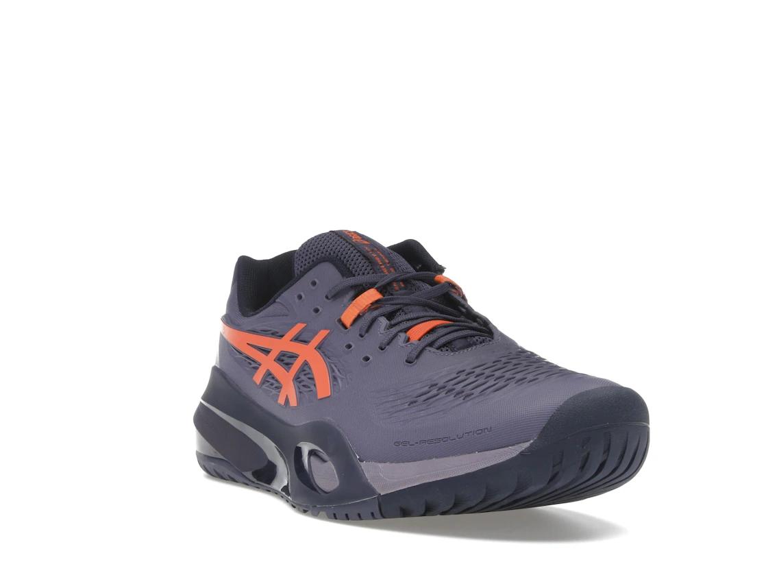 ASICS Gel-Resolution X Greyish Purple Nova Orange