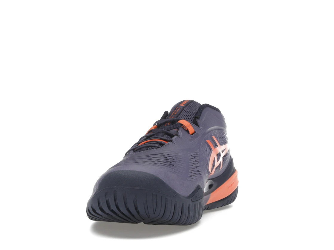 ASICS Gel-Resolution X Greyish Purple Nova Orange