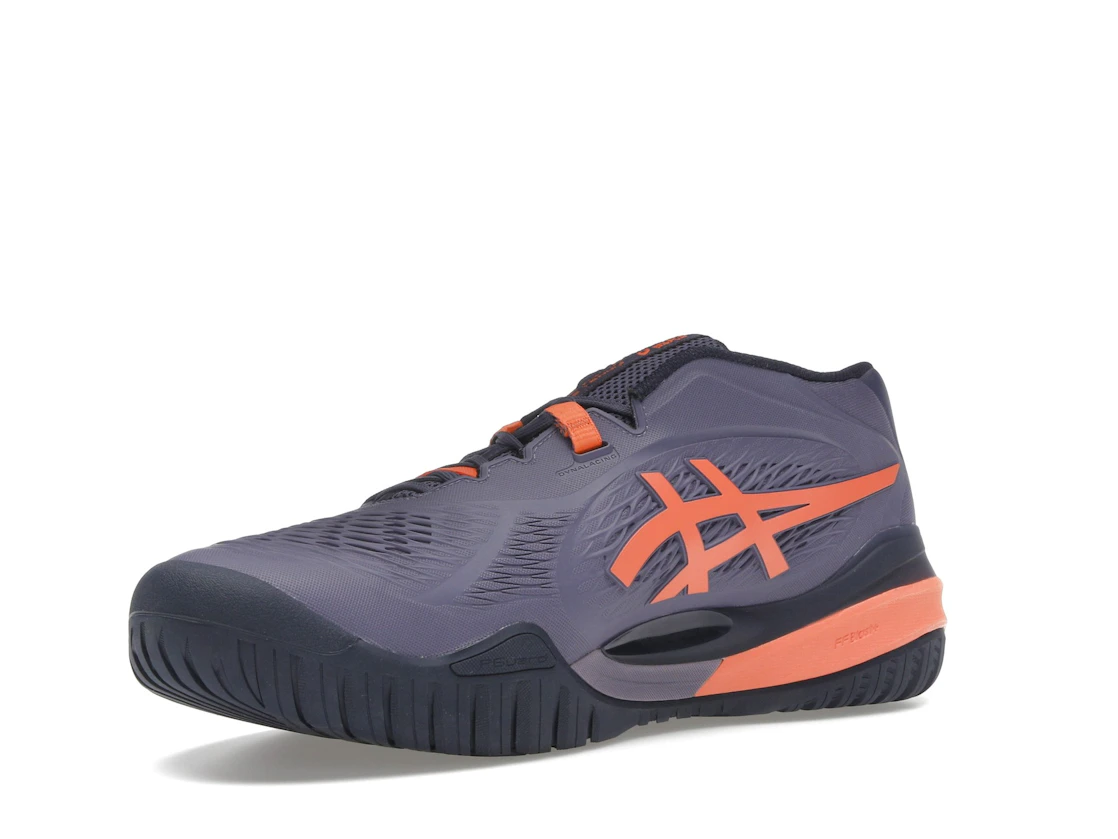 ASICS Gel-Resolution X Greyish Purple Nova Orange
