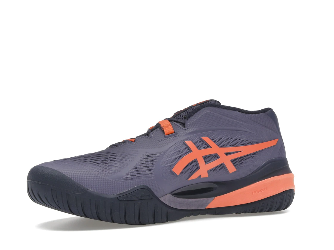 ASICS Gel-Resolution X Greyish Purple Nova Orange