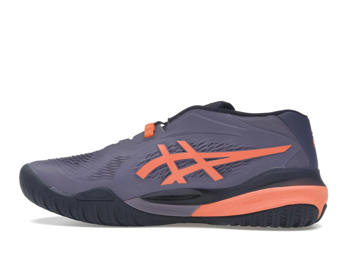 ASICS Gel-Resolution X Greyish Purple Nova Orange