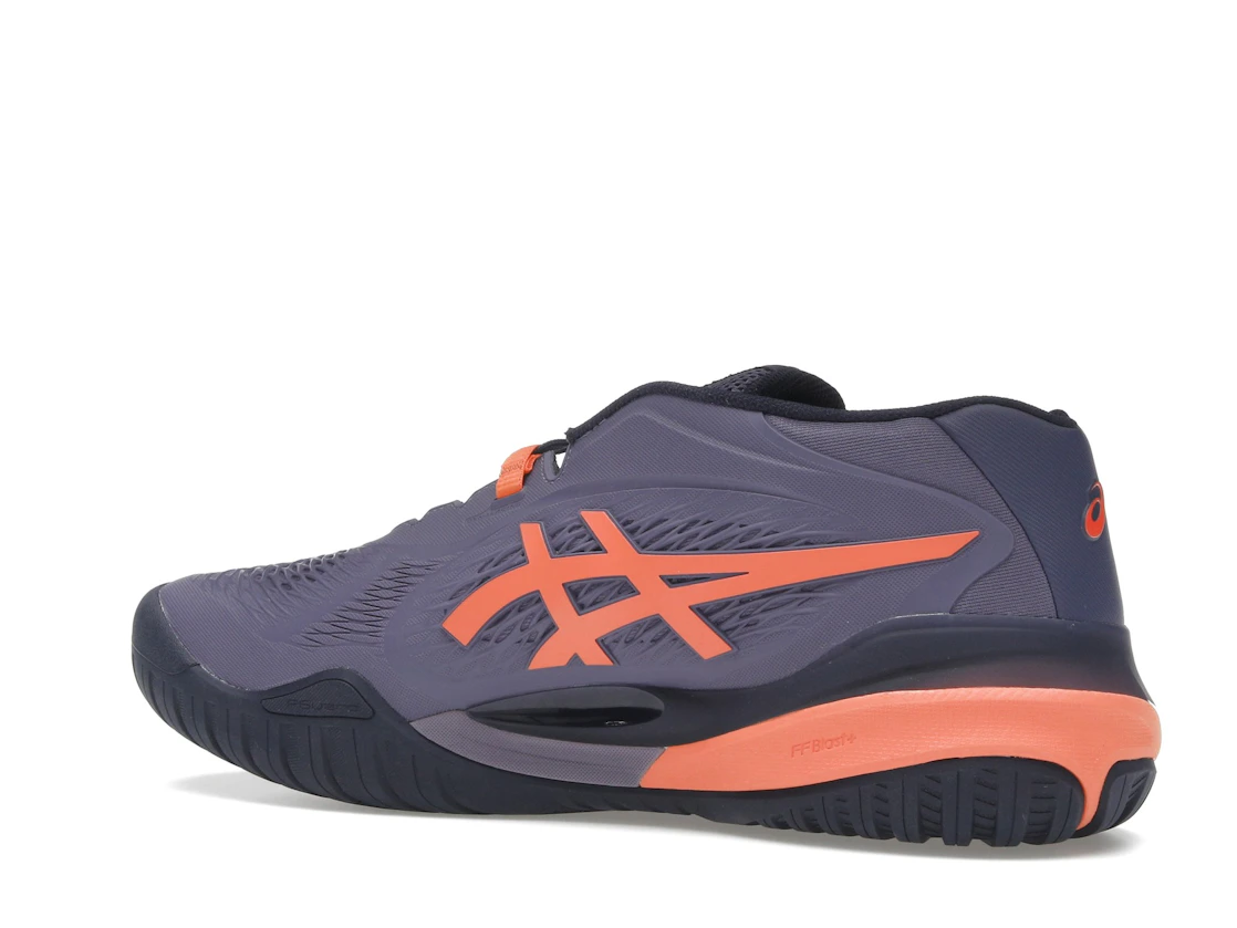 ASICS Gel-Resolution X Greyish Purple Nova Orange