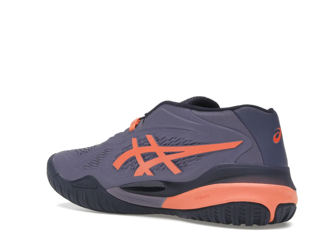 ASICS Gel-Resolution X Greyish Purple Nova Orange