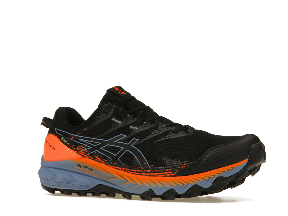 ASICS Gel-Trabuco 10 Gore-Tex Black Blue Harmony Orange