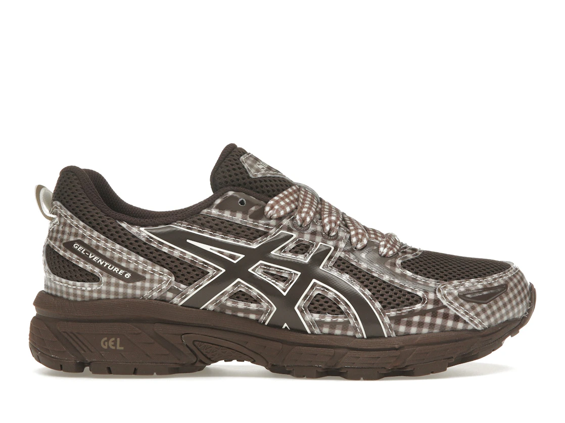 ASICS Gel-Venture 6 Story mfg. Reddish Brown Gingham