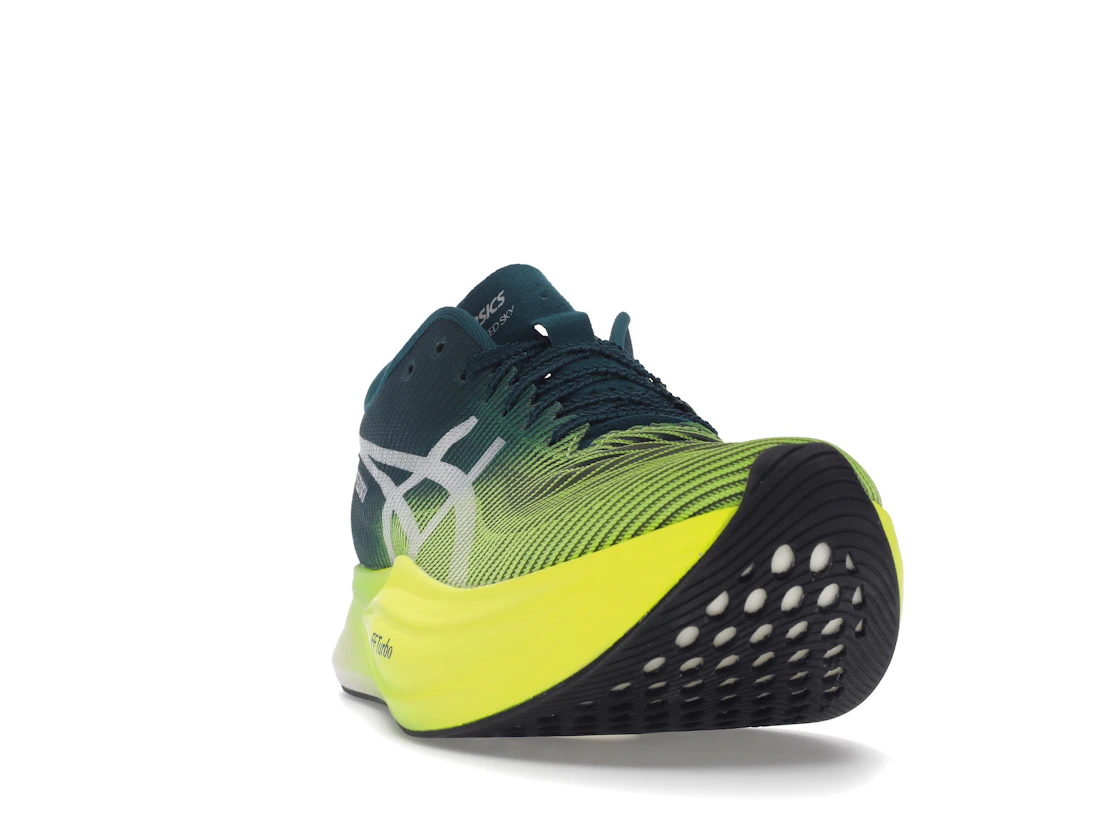 ASICS Metaspeed Sky+ Velvet Pine Safety Yellow