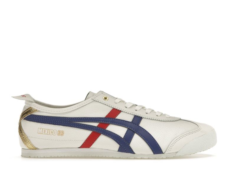 Asics red white outlet blue