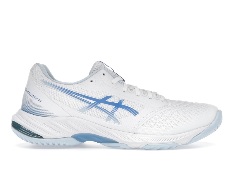 ASICS Netburner Ballistic FF 3 White Blue Coast (Women's)