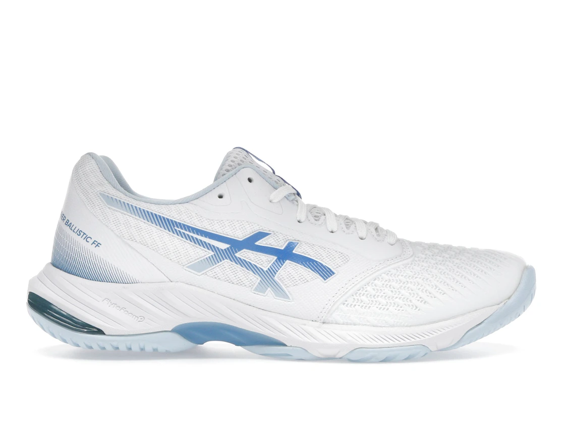 ASICS Netburner Ballistic FF 3 White Blue Coast (Women's)