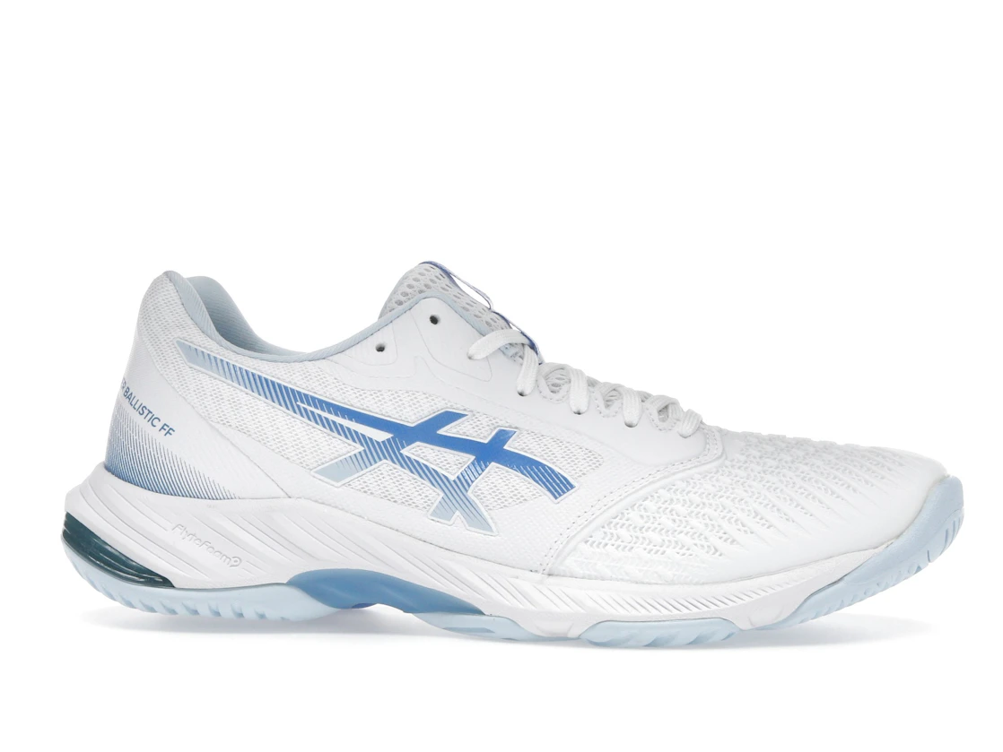 ASICS Netburner Ballistic FF 3 White Blue Coast (Women's)