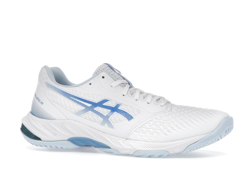 ASICS Netburner Ballistic FF 3 White Blue Coast (Women's)