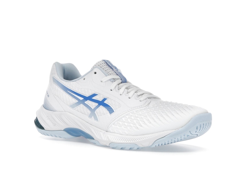 ASICS Netburner Ballistic FF 3 White Blue Coast (Women's)