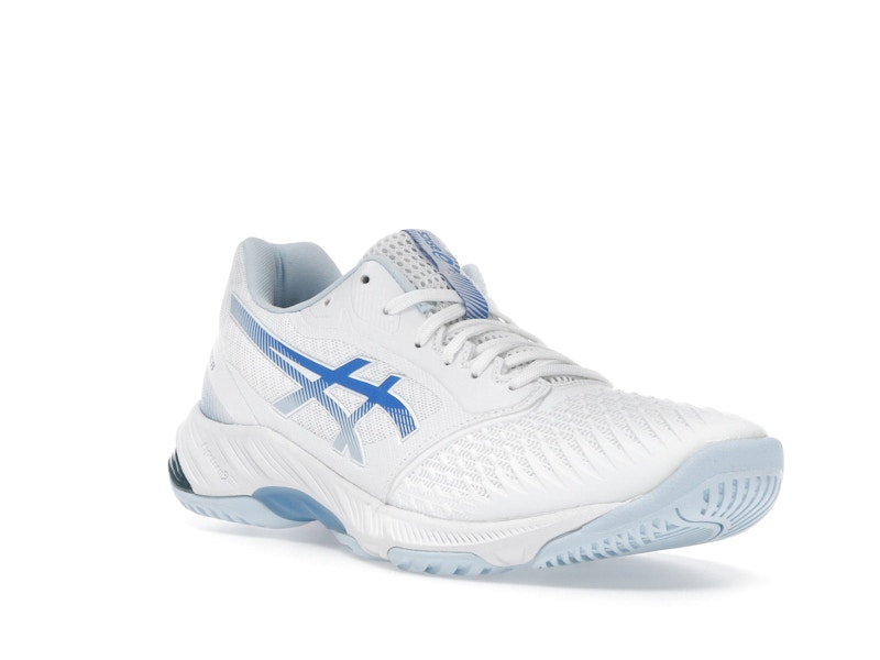 ASICS Netburner Ballistic FF 3 White Blue Coast (Women's)