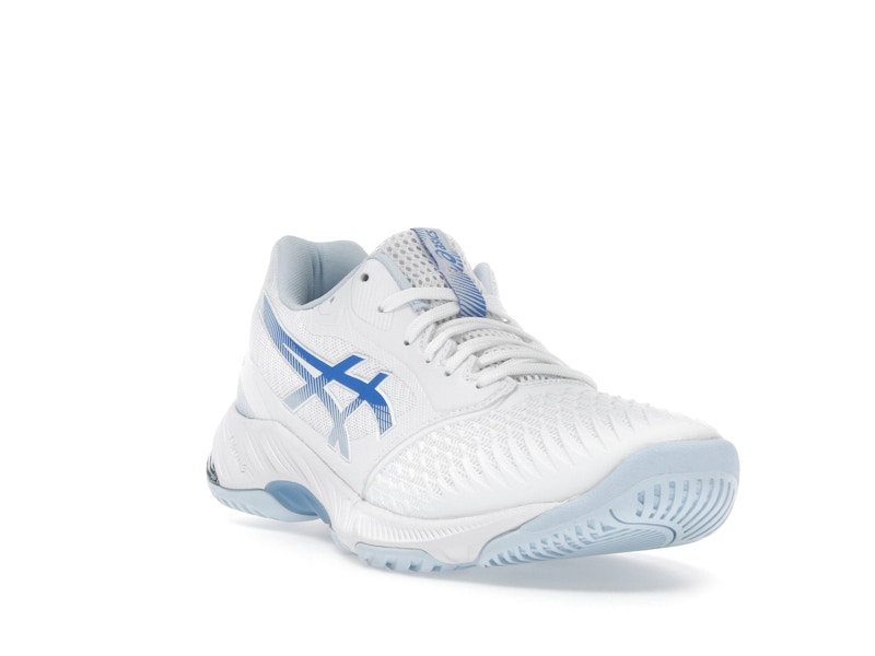 ASICS Netburner Ballistic FF 3 White Blue Coast (Women's)
