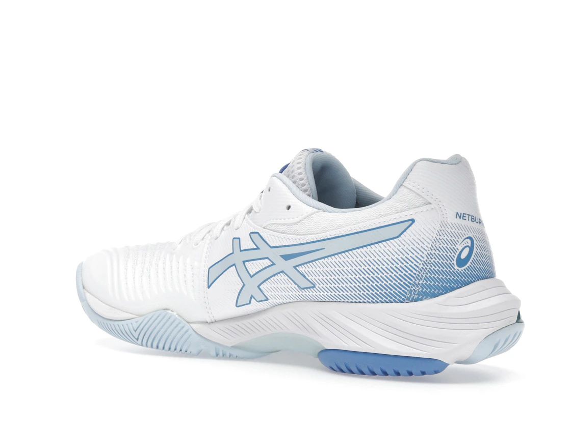ASICS Netburner Ballistic FF 3 White Blue Coast (Women's)
