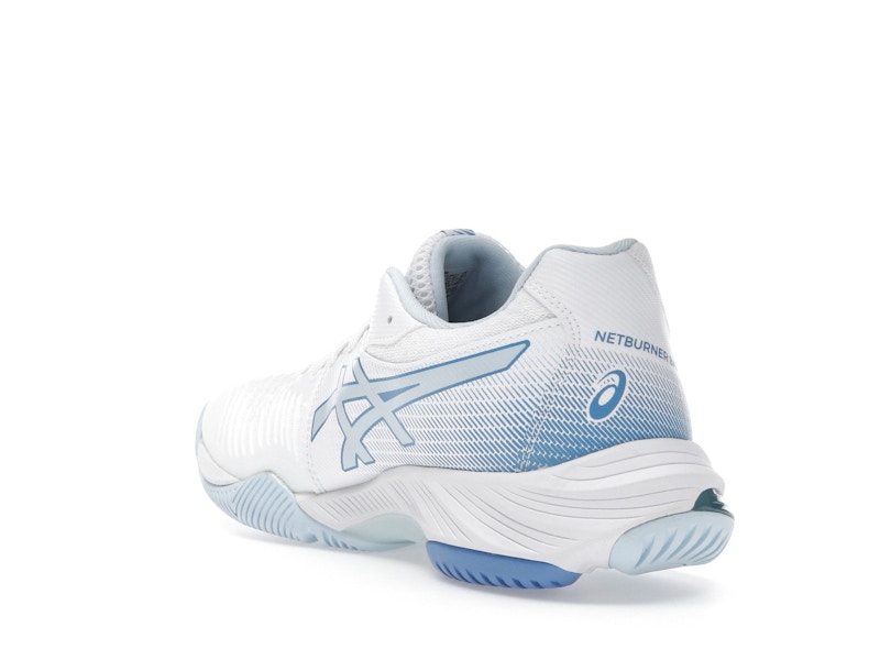 ASICS Netburner Ballistic FF 3 White Blue Coast (Women's)