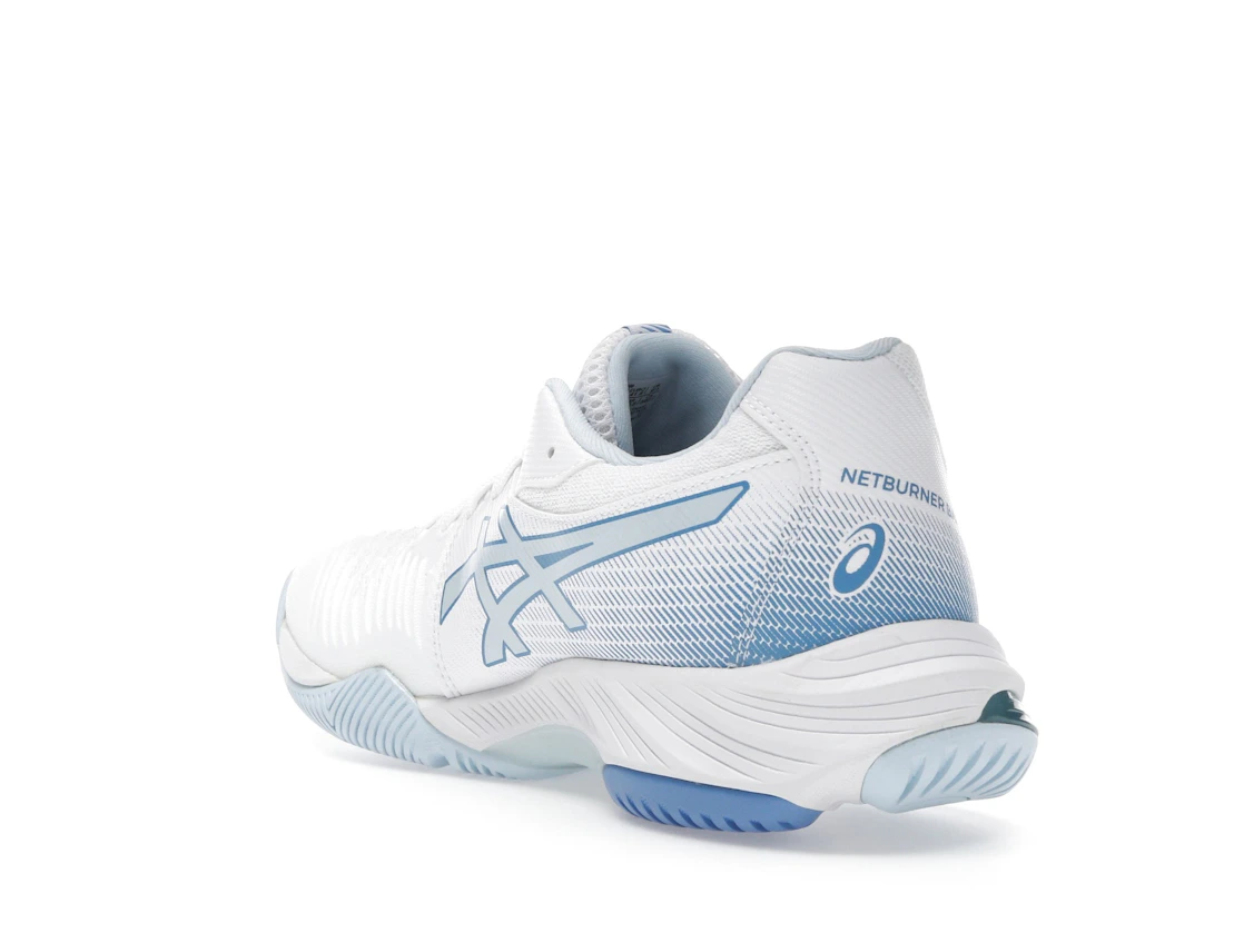 ASICS Netburner Ballistic FF 3 White Blue Coast (Women's)