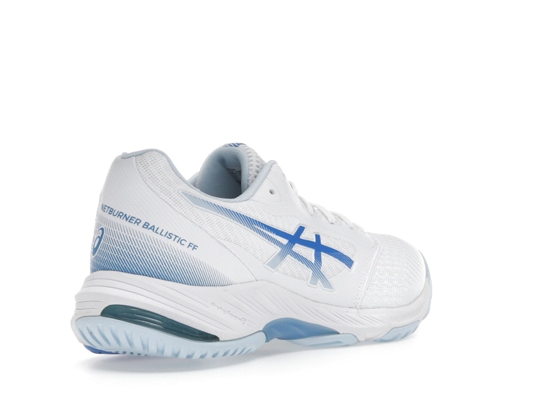 ASICS Netburner Ballistic FF 3 White Blue Coast (Women's)