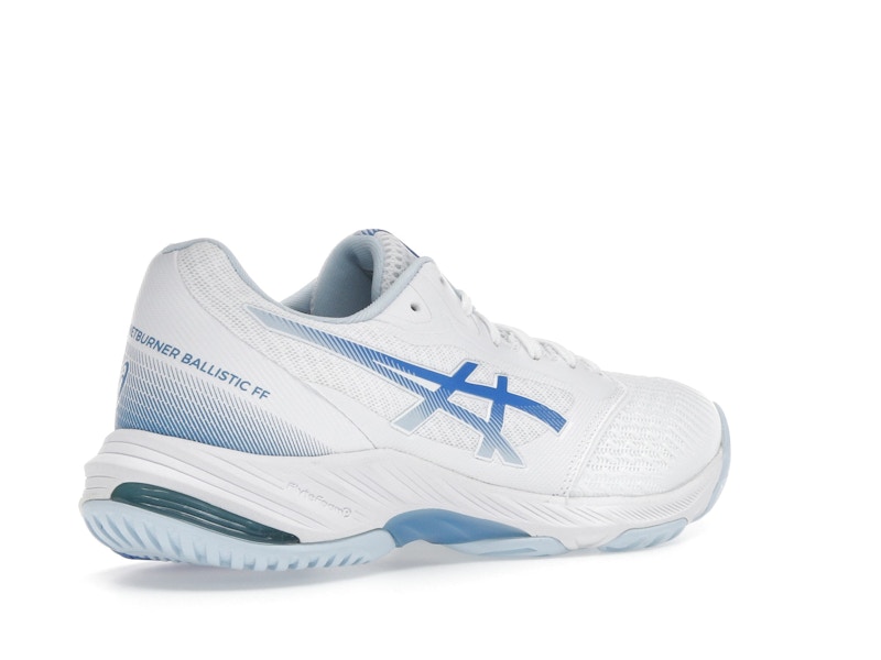 ASICS Netburner Ballistic FF 3 White Blue Coast (Women's)