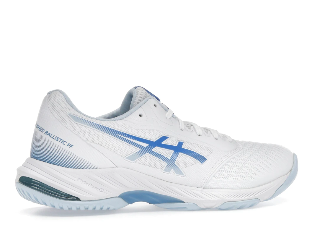 ASICS Netburner Ballistic FF 3 White Blue Coast (Women's)