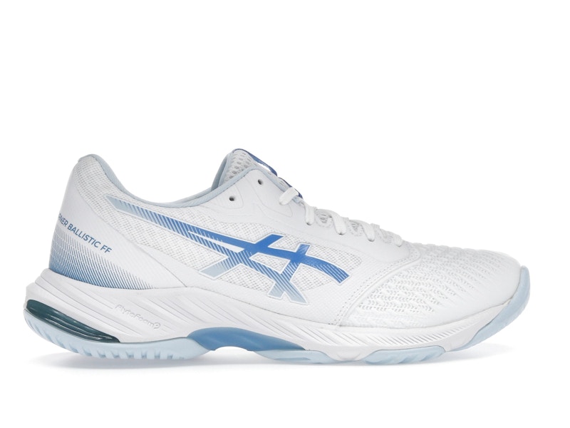 ASICS Netburner Ballistic FF 3 White Blue Coast (Women's)